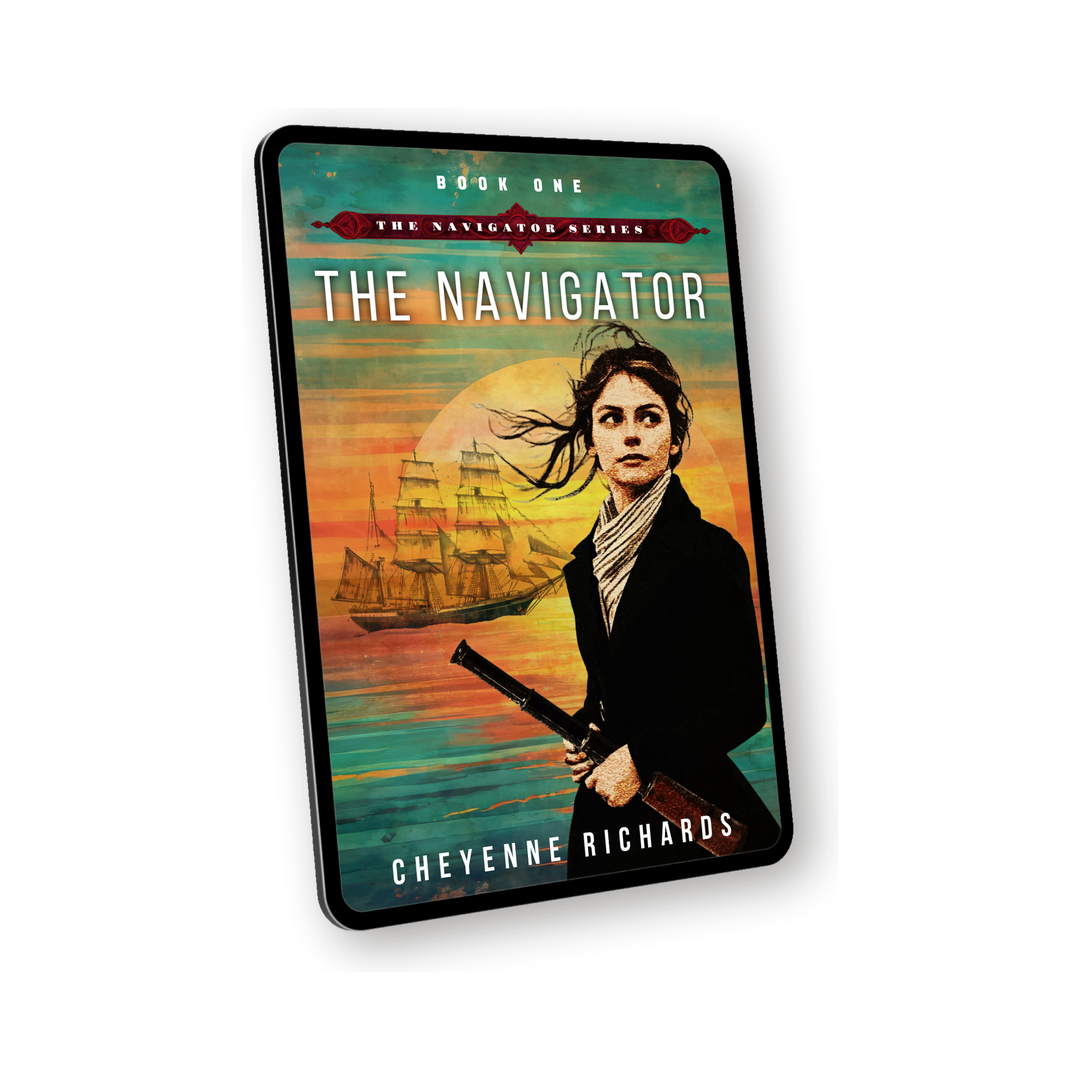 The Navigator by Cheyenne Richards, ebook on a tablet